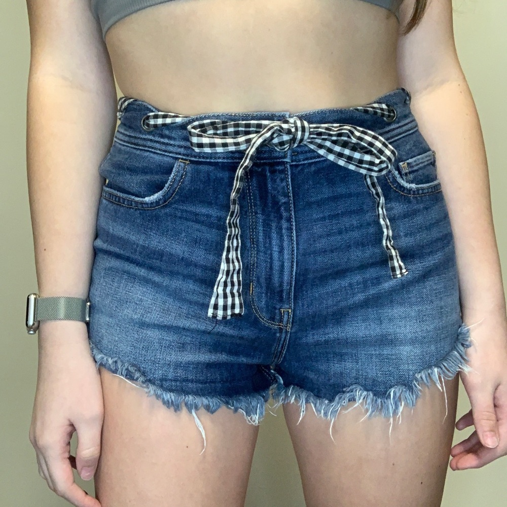 Hollister Denim Shorts with Belt